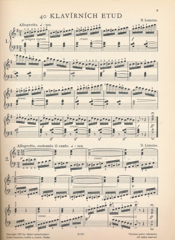 Vilém Kurz: 40 KLAVÍRNÍCH ETUD