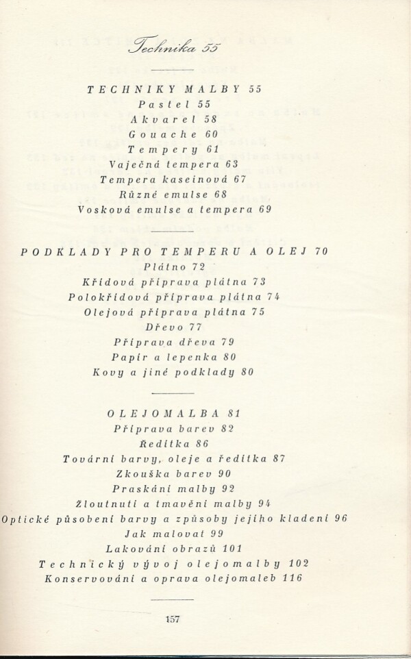 Miloslav Hégr: TECHNIKA MALÍŘSKÉHO UMĚNÍ