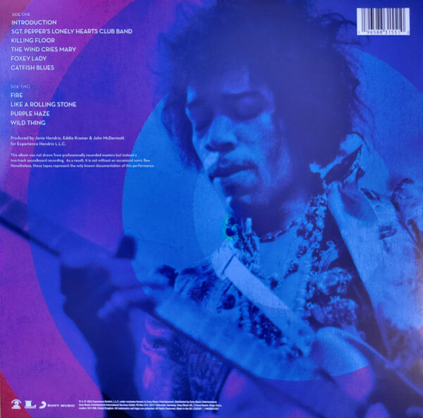 Jimi Hendrix: HOLLYWOOD BOWL AUGUST 18, 1967 - LP