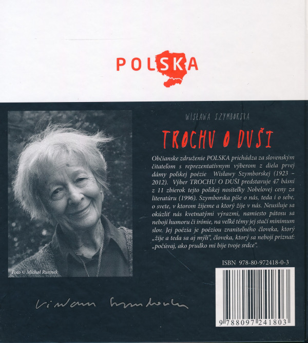 Wislawa Szymborska: TROCHU O DUŠI