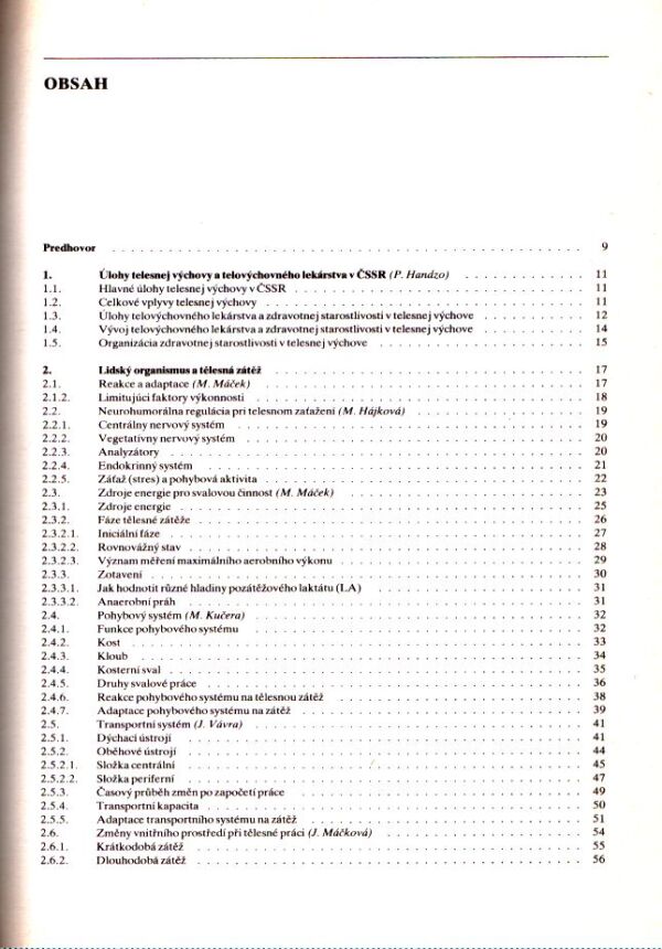 P. Handzo, kol: TELOVÝCHOVNÉ LEKÁRSTVO