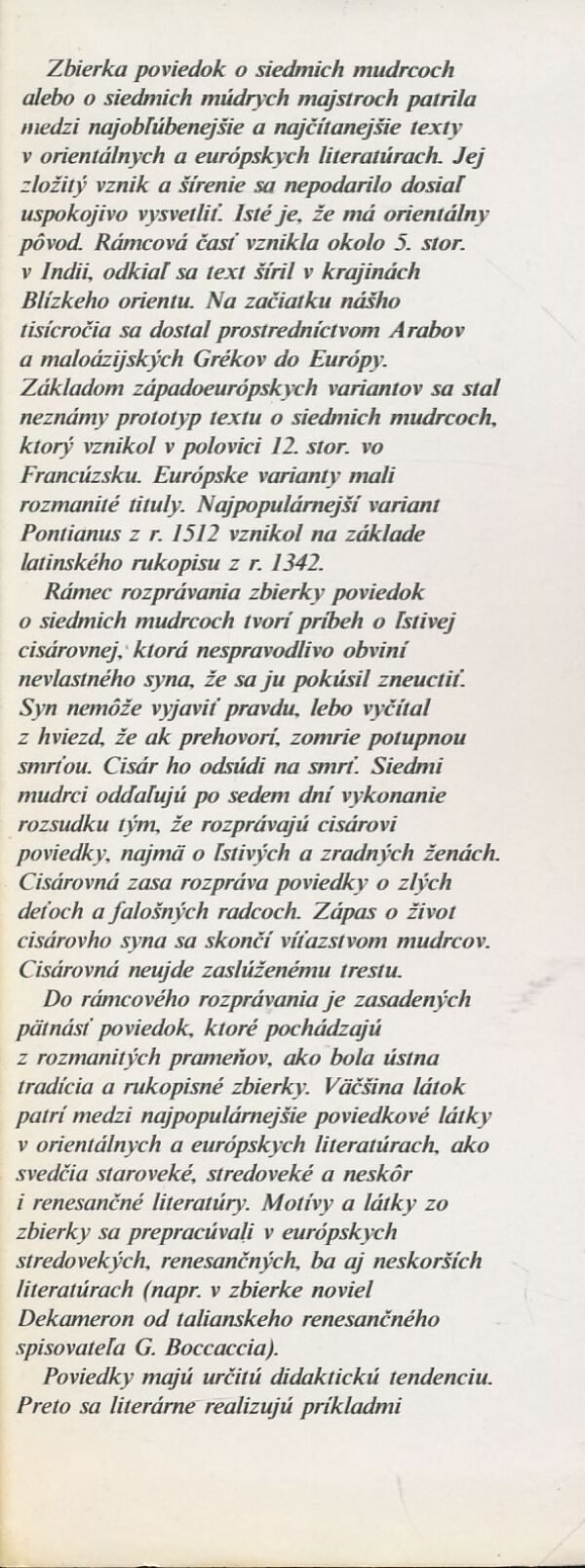 Poncián: Výroky alebo činy siedmich mudrcov