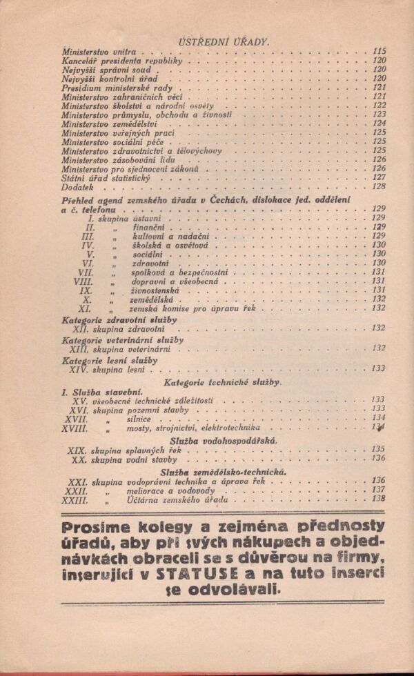 STATUS KONKRETÁLNÍ A DISLOKAČNÍ 1931