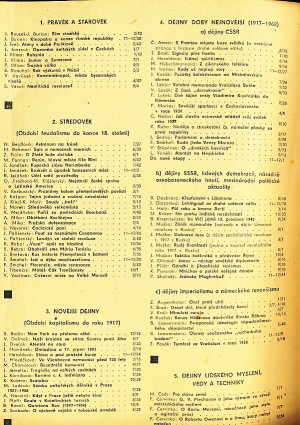 DĚJINY A SOUČANOST 1962