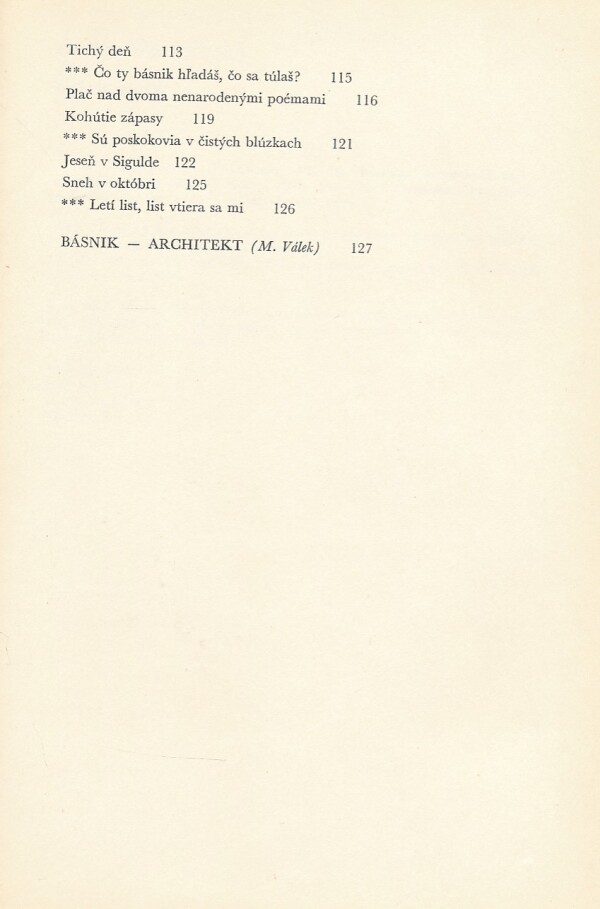 Andrej Voznesenskij: ŠÍP DO STENY