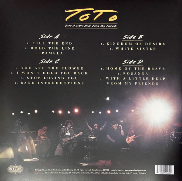 Toto: WITH A LITTLE HELP FROM MY FRIENDS - 2 LP