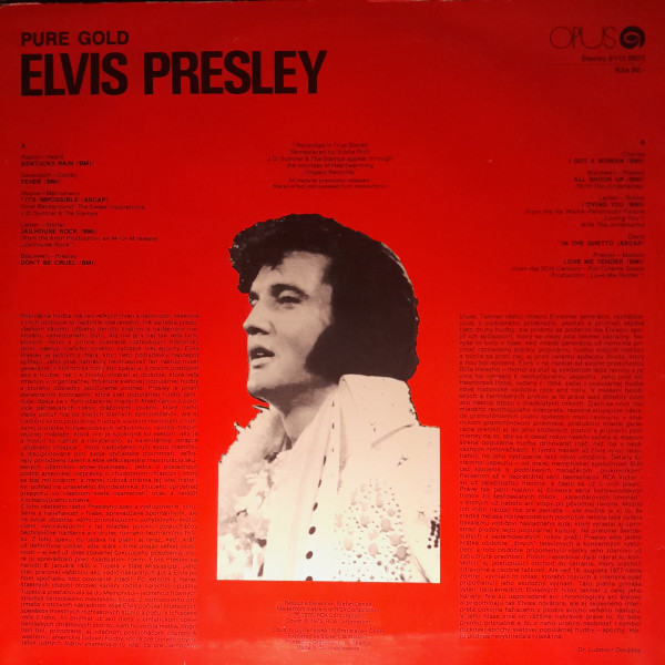 Elvis Presley: PURE GOLD - LP