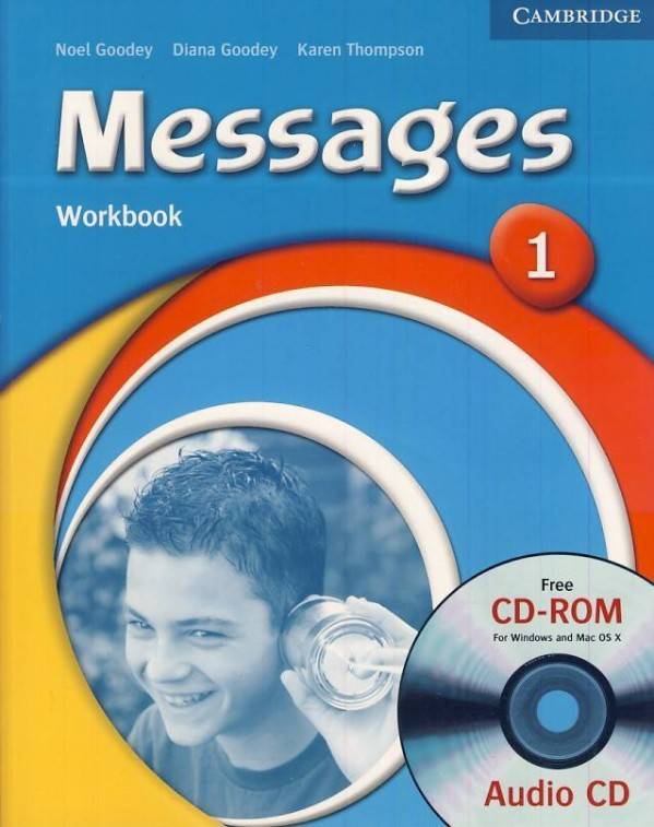 Noel Goodey, Diana Goodey, Karen Thompson: MESSAGES 1 - WORKBOOK + AUDIO CD / CD-ROM