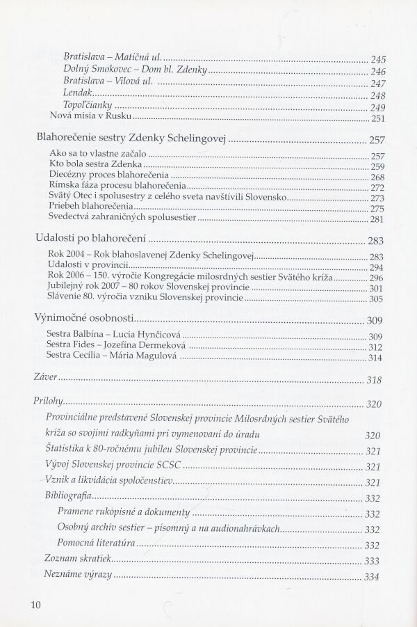 Mojmíra Hauptvoglová: Dejiny Slovenskej provincie Milosrdných sestier Svätého kríža