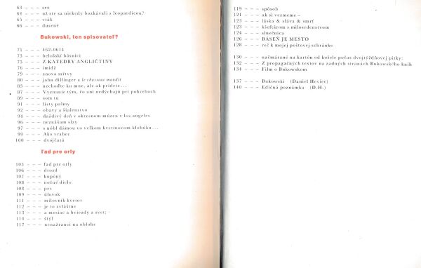 Charles Bukowski: BÁSNE NAPÍSANÉ PRED SKOKOM Z 8. POSCHODIA