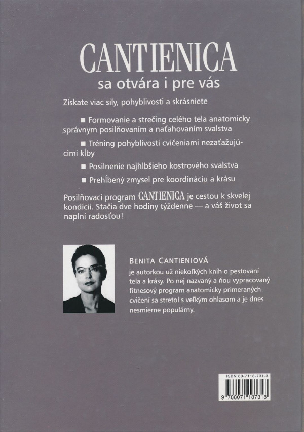 Benita Cantieniová: Cantienica - posilňovací program