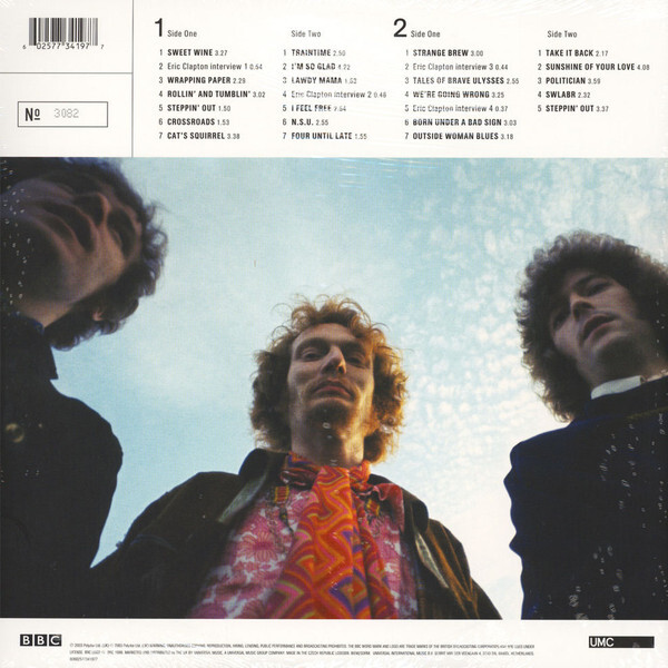 Cream: BBC SESSIONS - 2 LP