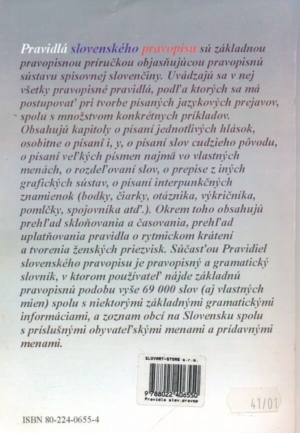 PRAVIDLÁ SLOVENSKÉHO PRAVOPISU