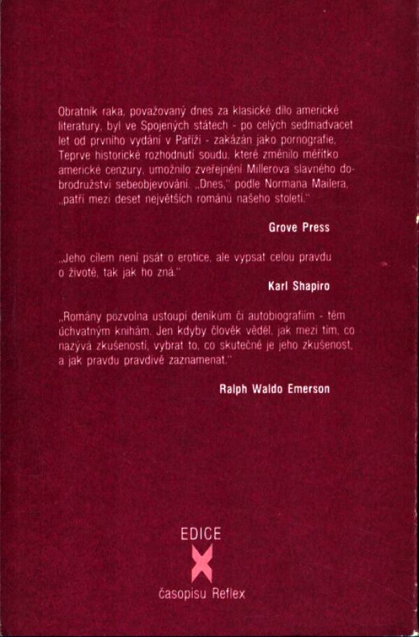 Henry Miller: OBRATNÍK RAKA