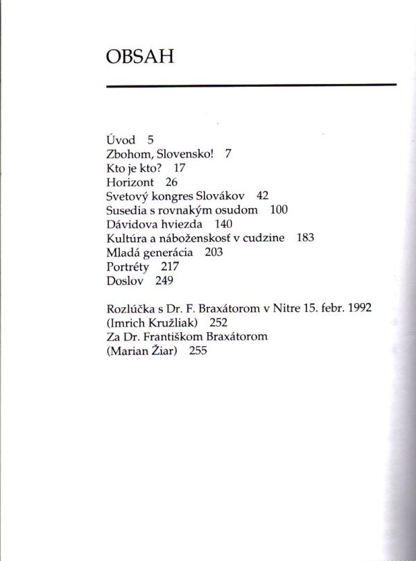František Braxátor: SLOVENSKÝ EXIL 68