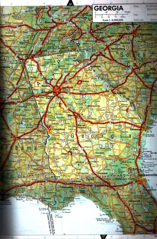 UNITED STATES AND CANADA - TRAVEL ATLAS