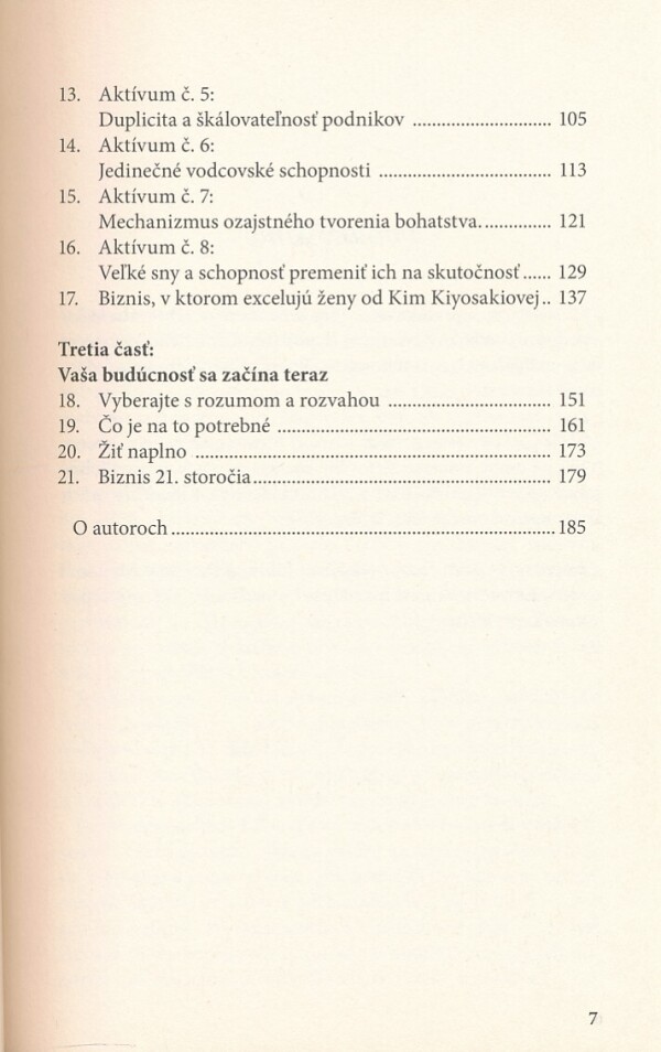 Robert T. Kiyosaki: BIZNIS 21. STOROČIA