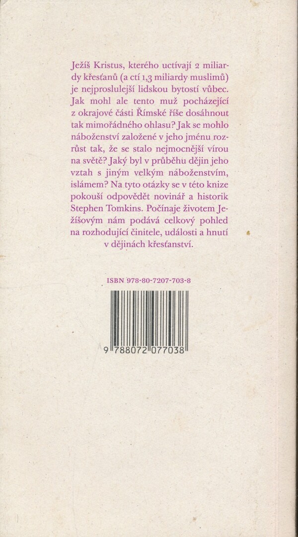 S. Tomkins: STRUČNÉ DĚJINY KŘESŤANSTVÍ
