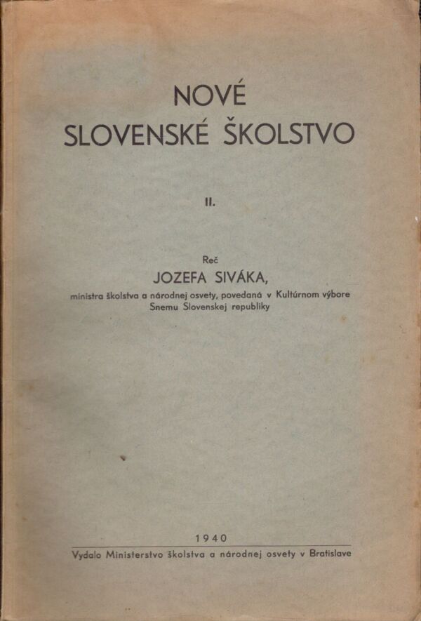 NOVÉ SLOVENSKÉ ŠKOLSTVO