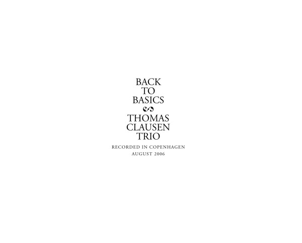 Clausen Trio Thomas: BACK TO BASICS