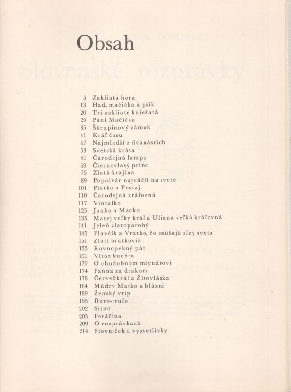 Pavol Dobšisnký: SLOVENSKÉ ROZPRÁVKY 2