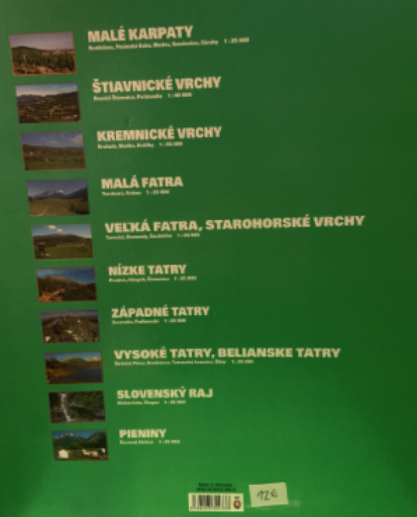 TOP 10 OBLASTÍ TURIZMU SLOVENSKA
