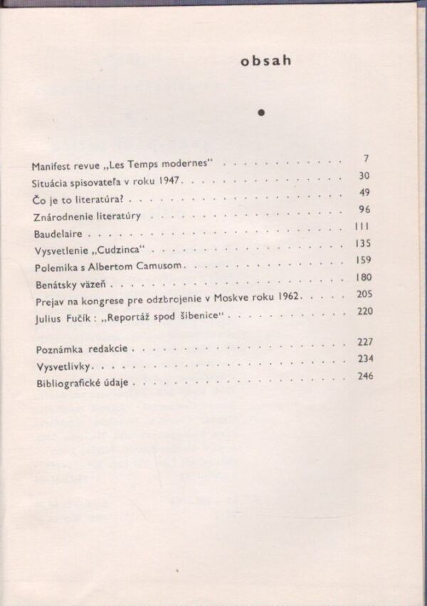 Jean-Paul Sartre: ŠTÚDIE O LITERATÚRE