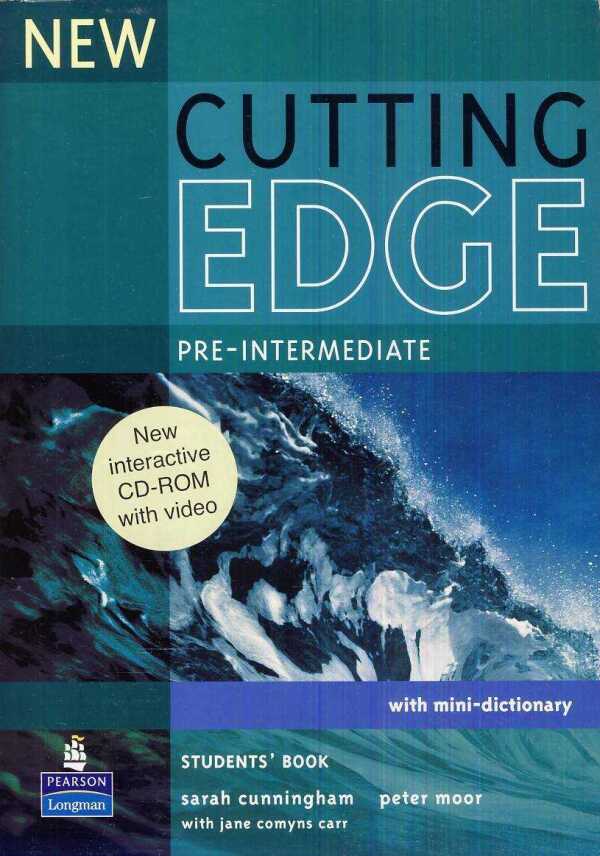 Sarah Cunningham, Peter Moor: NEW CUTTING EDGE PRE-INTERMEDIATE - STUDENTS BOOK + CD-ROM