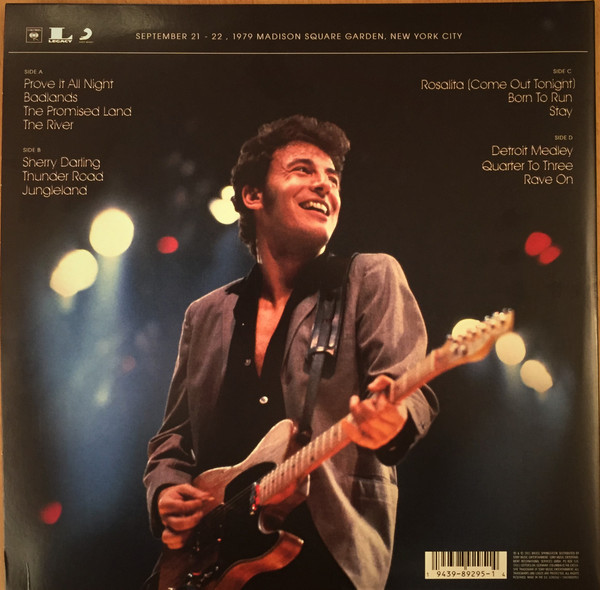 Bruce Springsteen: THE LEGENDARY 1979 NO NUKES CONCERTS - 2 LP