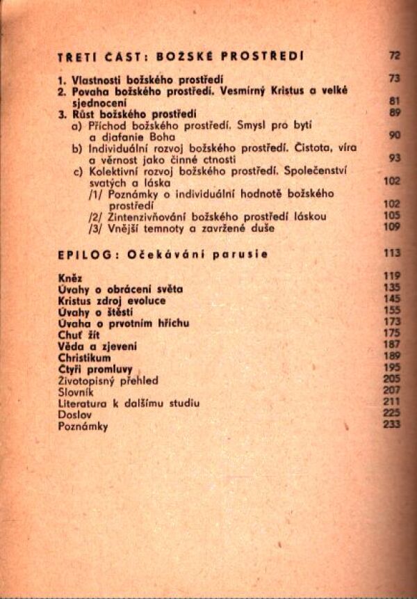 Pierre Teilhard de Chardin: CHUŤ ŽÍT