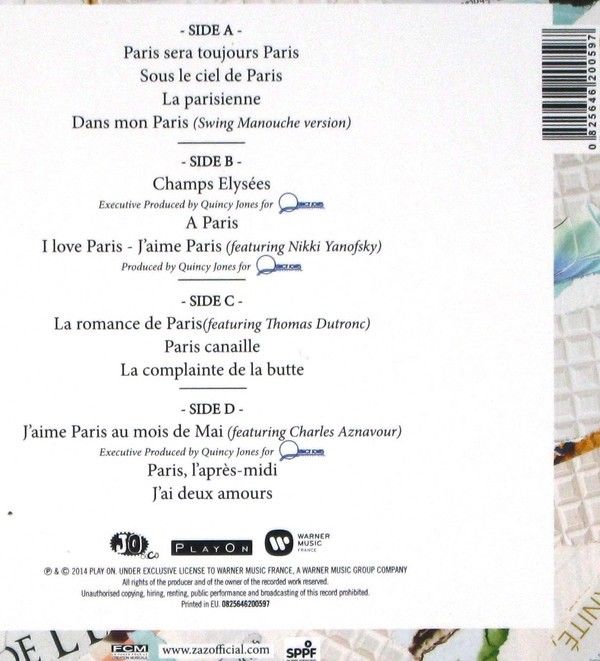 Zaz: PARIS - 2 LP