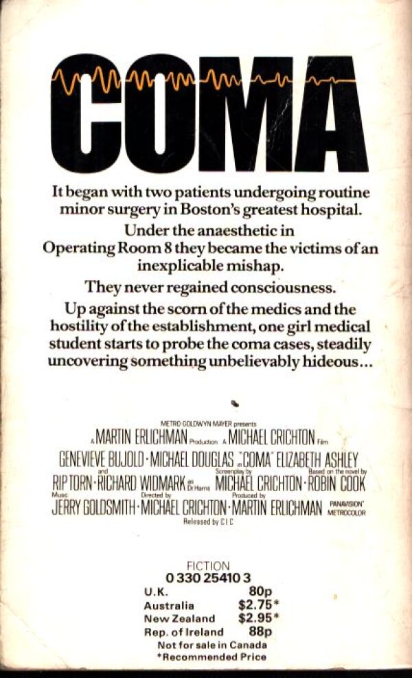 Robin Cook: COMA