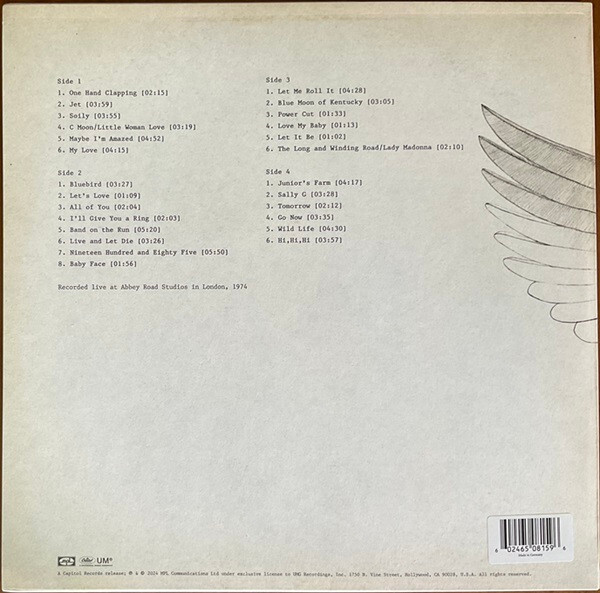McCartney Paul: ONE HAND CLAPPING - 2 LP