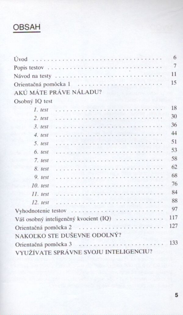 J. E. Klausnitzer: IQ TEST PRE KAŽDÉHO