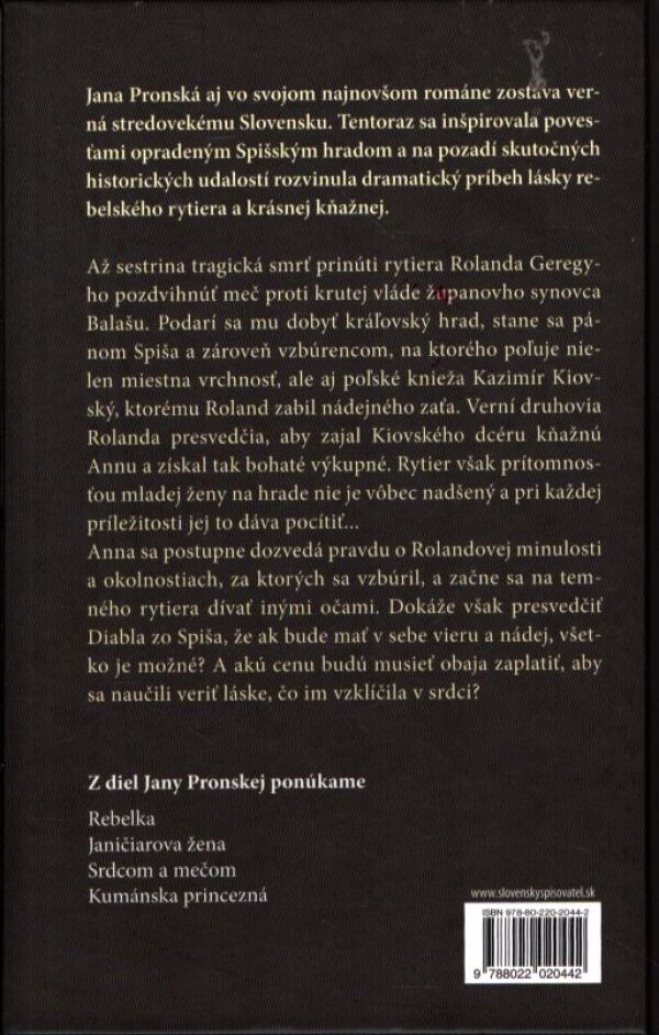 Jana Pronská: DIABLOVA ZAJATKYŇA