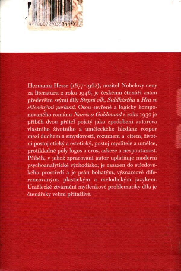 Hermann Hesse: NARCIS A GOLDMUND