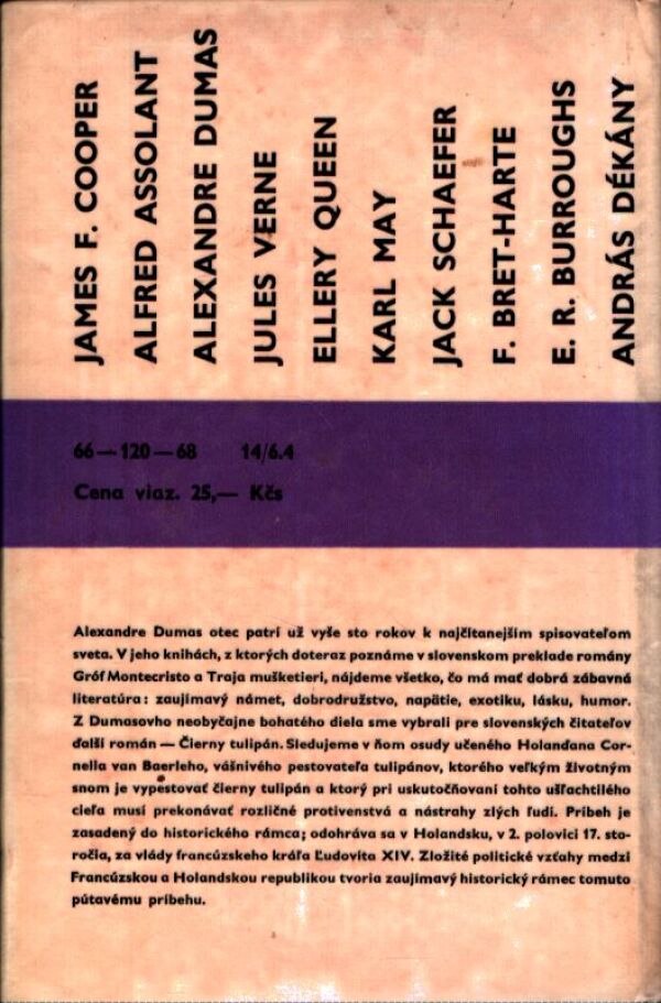 Alexander Dumas: ČIERNY TULIPÁN