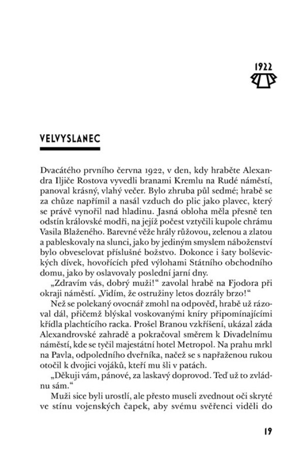Amor Towles: GENTLEMAN V MOSKVĚ