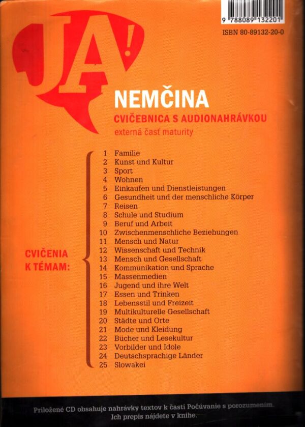S. Porubská, K. Psicová: JA! NEMČINA CVIČEBNICA