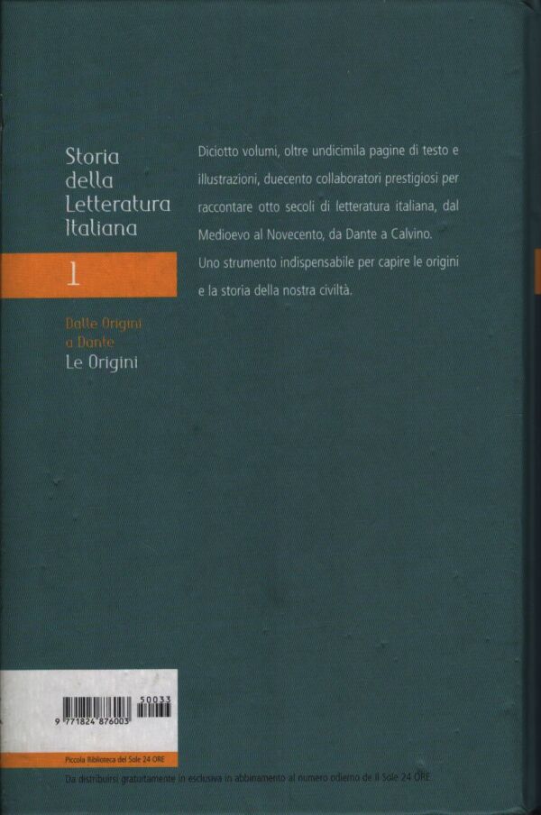 Enrico Malato: STORIA DELLA LETTERATURA ITALIANA