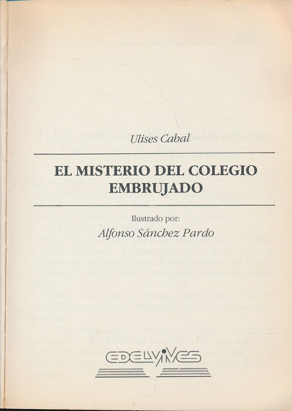 Ulises Cabal: El misterio del colegio embrujado