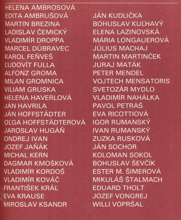 Súčasní výtvarní umelci Liptova