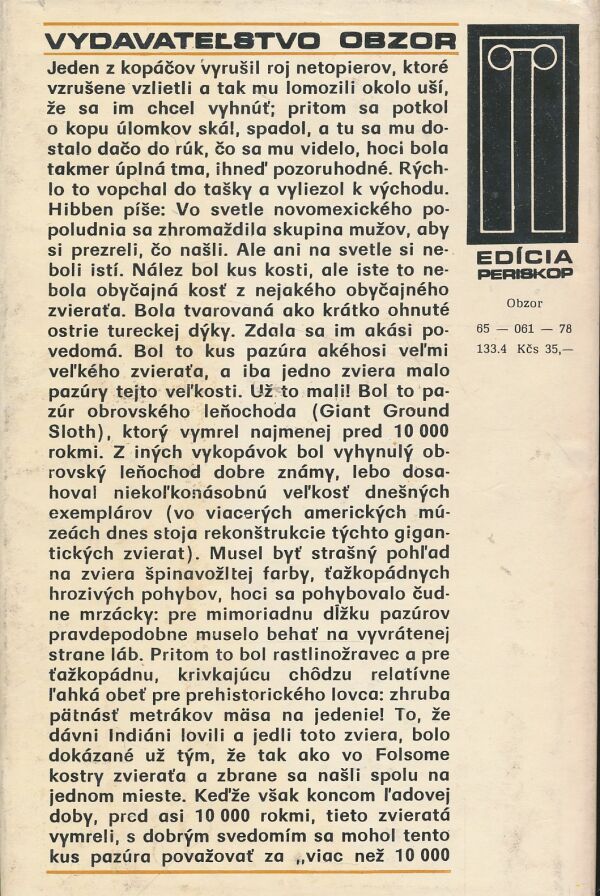 C.W. Ceram: Prvý Američan