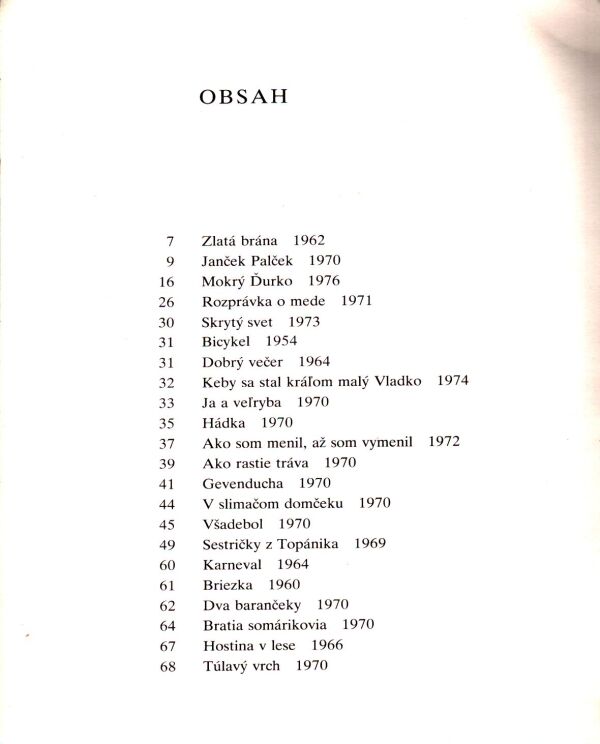 Mária Ďuríčková: ORIEŠKY
