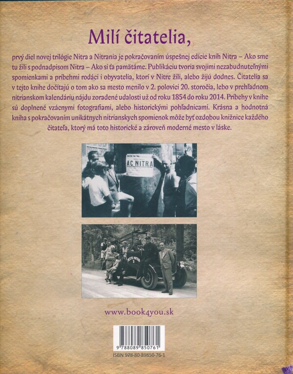 Vladimír Bárta a kol.: NITRA A NITRANIA 1