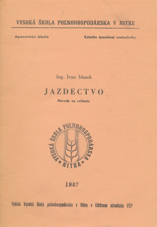 Ivan Masek: JAZDECTVO - NÁVODY NA CVIČENIA
