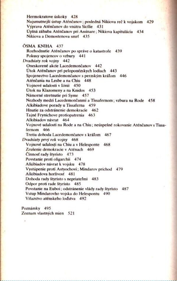 Tukydides: DEJINY PELOPONÉZSKEJ VOJNY