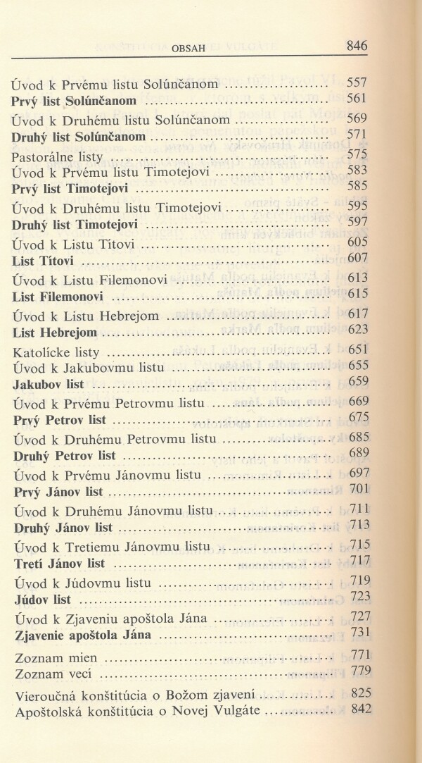 SVÄTÉ PÍSMO - NOVÝ ZÁKON