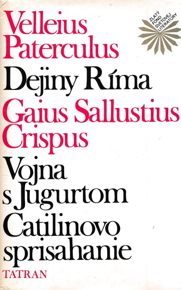 Velleius Paterculus, Gaius Sallustius Crispus: 
