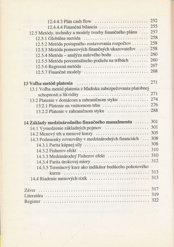 Karol Vlachynský: Finančný manažment
